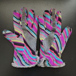 Isotoner Colorful Striped Gloves